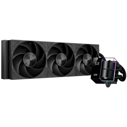 СВО PCCOOLER DS360 Pro Digital (d7-s360wbkn-gl), LCD, 4-pin, ARGB, 120мм, черный, retail