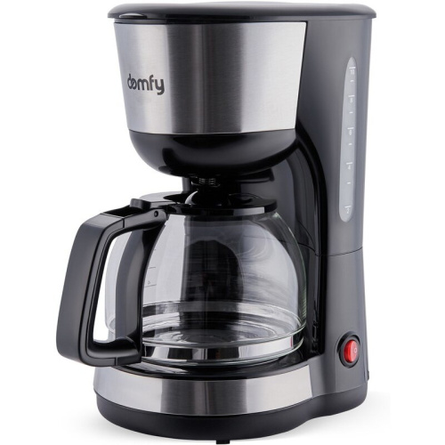Кофеварка капельная Domfy DSM-CM301 metal черный/серебристый