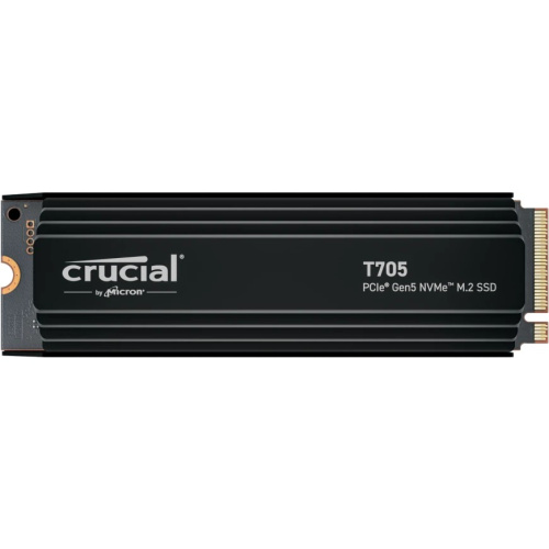 SSD Crucial T705 (CT1000T705SSD5) 1TB PCIe Gen5 NVMe M.2 with heatsink