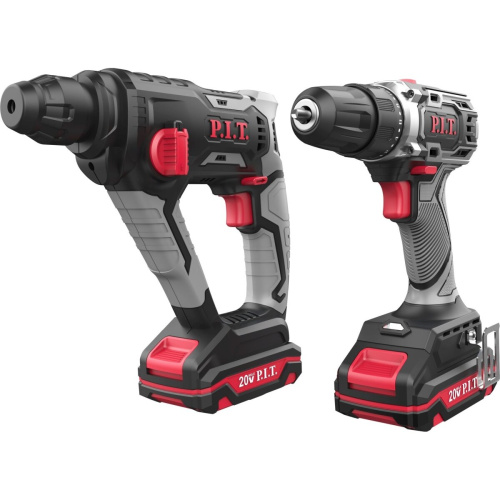 Набор инструментов аккуммуляторный P.I.T. P0002-02 (перфоратор PBH20H-18A, дрель PBM20H-10B)