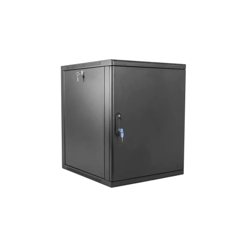 Шкаф коммутационный ЦМО ШРН-9.500.1-9005 настенный 9U 600x529мм черный