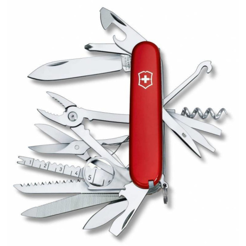 Нож перочинный Victorinox SwissChamp (1.6795) 91мм 33функций красный карт.коробка