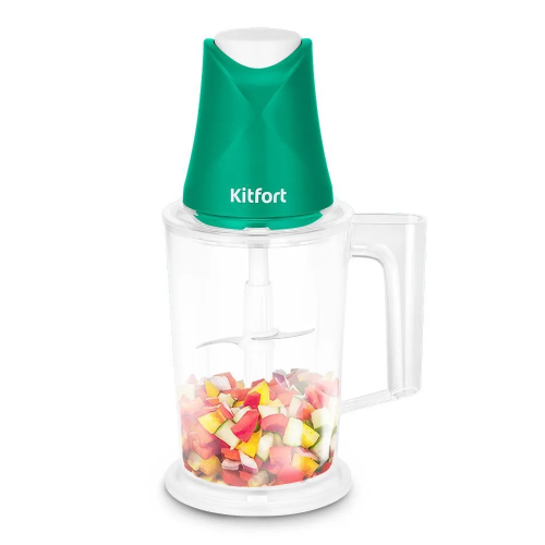Измельчитель Kitfort КТ-3514 зеленый/белый