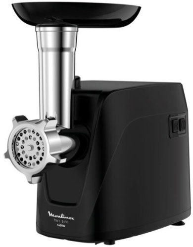 Мясорубка Moulinex ME112832 черный/серебристый