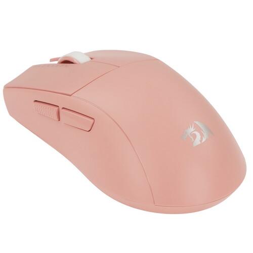 Мышь беспроводная/проводная Redragon K1NG 4K PRO [72213] розовый