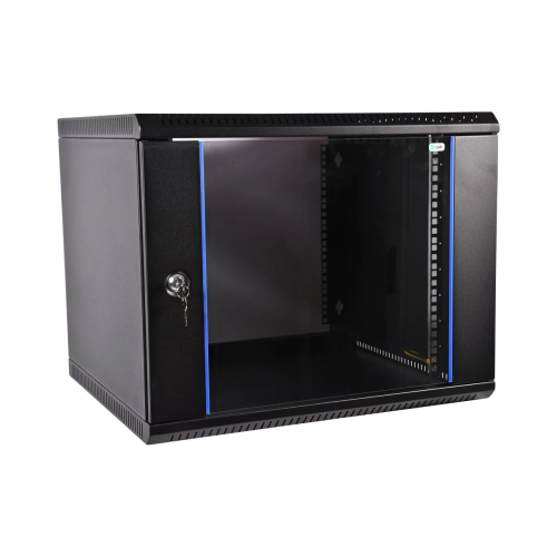 Шкаф коммутационный ЦМО ШРН-Эконом ШРН-Э-12.350-9005 настенный 12U 600x350мм черный