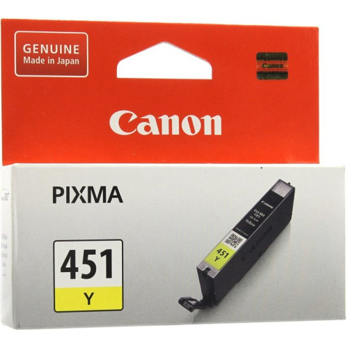 Картридж CANON CLI-451Y 6526B001 желтый для Canon Pixma iP7240/MG6340/MG5440