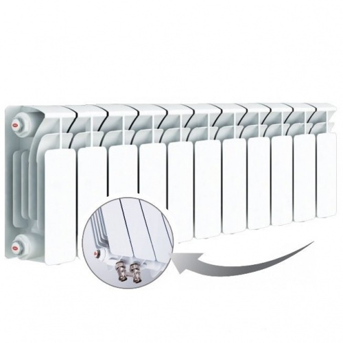 Биметаллический радиатор отопления  Rifar Base Ventil R 200 X11