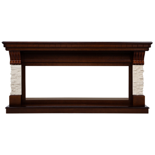 Портал каминный из МДФ RealFlame Michigan 50 NT орех, под очаг Saphir 50