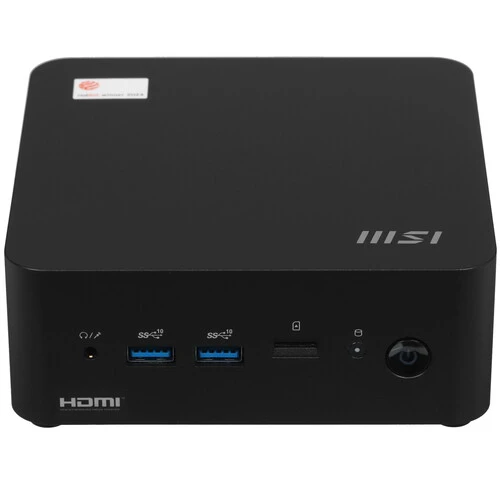 ПК MSI Cubi NUC 1M-096XRU (9S6-B0B111-096) Intel Core 5 120U/8GB/512GB/IrisXE/WF6E/BT5.3/120W/AirCooling/DOS, черный