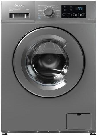 Стиральная машина Бирюса WM-SM712/08 M серый Inverter, 7 кг с паром, дисплей, самоочистка