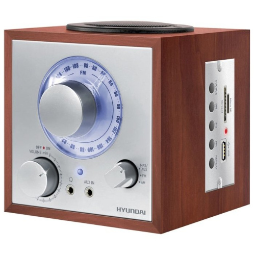 Радиоприемник Hyundai H-SRS200 вишня