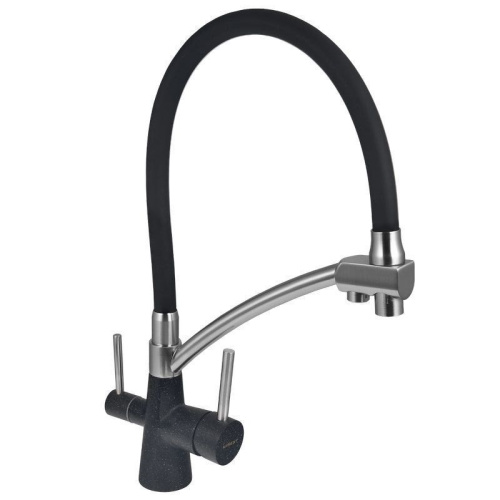 Смеситель для кухни Wisent W4855-22-2 Черный