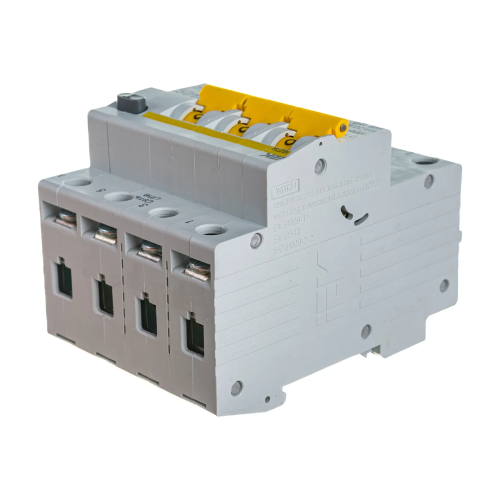 Дифавтомат IEK АВДТ 34 (MAD22-6-016-C-30) 16A тип C 6kA 30мА A 4П 400В белый