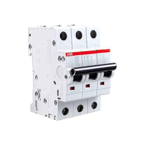 Выключатель автоматический ABB S203 C50 (2CDS253001R0504) 3-полюсной