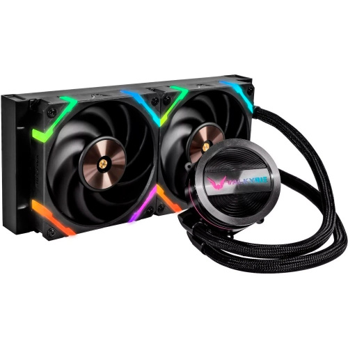 СВО Valkyrie Dragonfang 240 Black (HW GL240) / 2x120mm ARGB fans, 800-2150RPM, 80CFM, 29dBA, 250W TDP