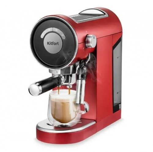 Кофеварка Kitfort Kt-783-3, Красная