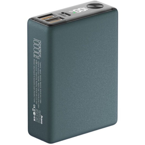 Внешний АКБ OLMIO QX-10 10000mAh 22.5W темно-зеленый