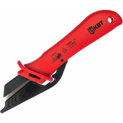 Нож изолированный КВТ НМИ-04 63838 с доп. лезвием