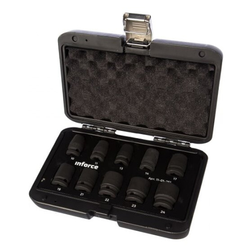 Набор торцевых ударных головок Inforce 11-01-261 1/2" 10-24 мм