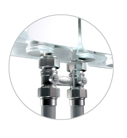 Алюминиевый радиатор отопления  Rifar Alum Ventil 500 Vl 4 Секции