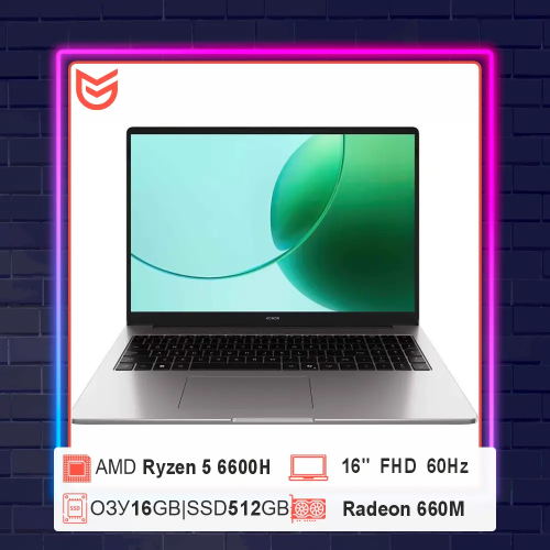 16" Ноутбук HONOR MagicBook X16 AMD
