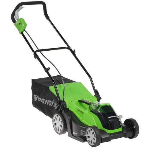 Газонокосилка аккумуляторная GreenWorks G40LM35K2 40V