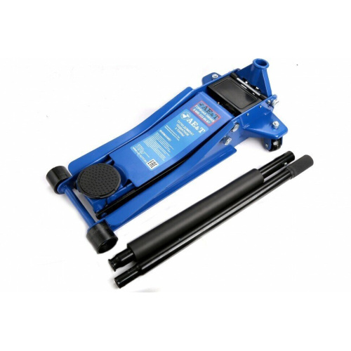 Домкрат подкатной AE&T T31703 двухнасосный низкий 3 т