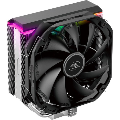 Кулер DEEPCOOL AS500 (R-AS500-BKNLMN-G) (4pin, 1155 / 1400 / 2011 / 2066 / AM4-FM2, 26дБ, 500-1400об / мин)