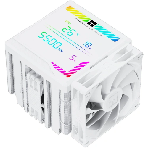 Кулер Thermalright Peerless Assassin 140 Digital White (PA140-DG-WH) (4-pin PWM, 165mm, Ni/Cu, 6x6mm, 1x120mm + 1x140mm, 82.CF)