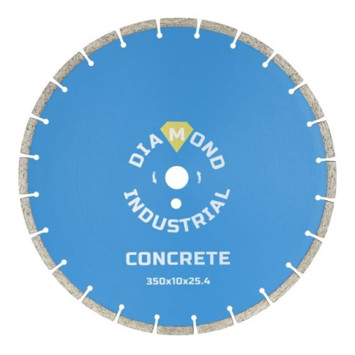 Диск алмазный сегментный по бетону Diamond Industrial DIDC350 350*25,4
