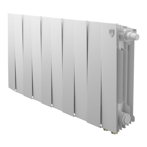 Биметаллический радиатор отопления Royal Thermo PianoForte 300 Серебристый VR80 10 секций