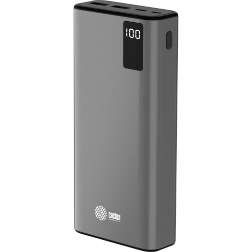 Мобильный аккумулятор Cactus CS-PBFSFA-20000 серый