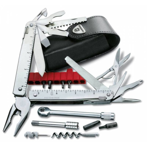 Мультитул Victorinox SwissTool X Plus Ratchet (3.0339.L) 115мм 40функций серебристый карт.коробка