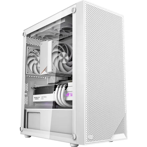 Корпус PCCOOLER C3B310 WH, Mesh Mid Tower, White, TG, no fans mATX, mITX 1x2.5", 2x3.5", 5xPCI (без БП)