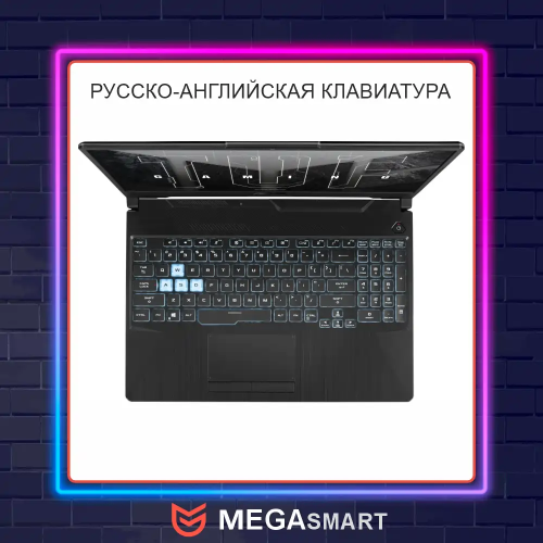 Ноутбук ASUS TUF A15 FA506NC-HN063 15.6" FHD IPS 250N 144Hz/R5-7535HS/16GB/512 ГБGB SSD/RTX 3050 4GB/DOS/Graphite Black