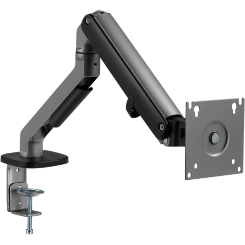 Кронштейн для мониторов Ultramounts UM 734BL серый/черный 17"-27" макс.7кг крепление к столешнице поворот и наклон