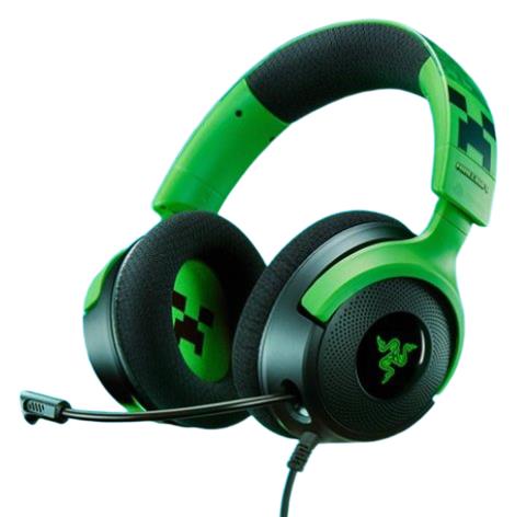 Проводные наушники Razer Kraken V4 X Minecraft Edition черный
