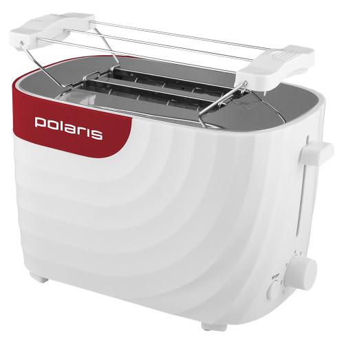 Тостер Polaris PET 0720 700Вт белый/красный