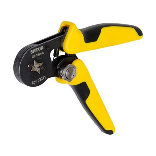 Пресс-клещи SHTOK ПК-16вт-4 03211 для опрессовки втулочных наконечников