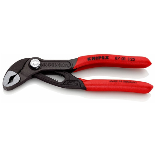 Клещи переставные Knipex Cobra KN-8701125SB 125 мм серые