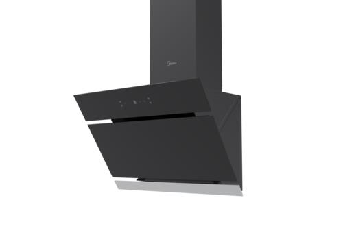 Вытяжка наклонная Midea MH60AN668GB черный/серебристый