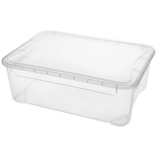 Ящик универсальный Econova Кристалл М 431265901 555х390х190мм, 31л Бесцветный