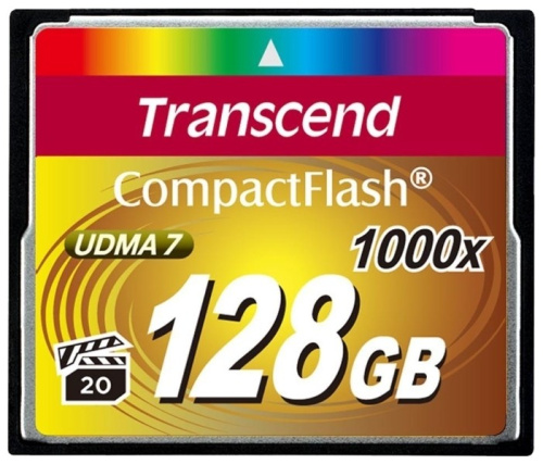 Карта памяти Transcend TS128GCF1000 128GB CompctFlash 1000X