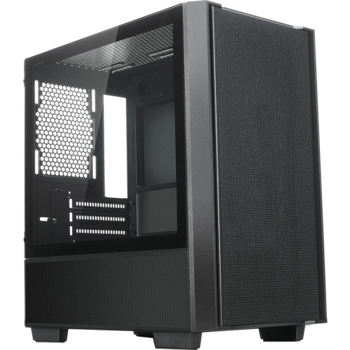 Корпус XASTRA A400M 0F Black (A400M-0F) mATX/Mesh/Screwless TG+Mesh/ no fans