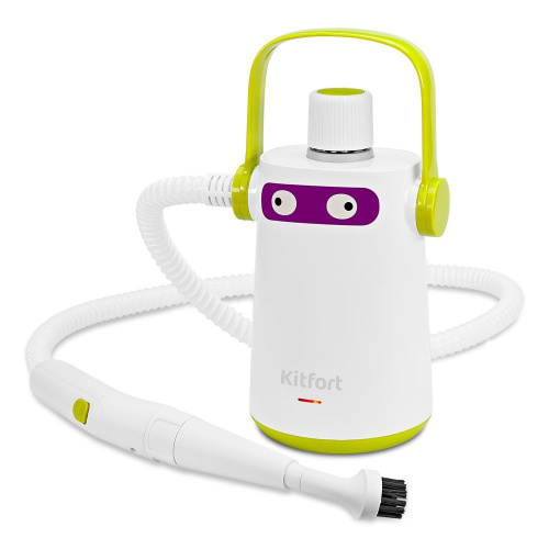 Пароочиститель Kitfort КТ-9109-2 белый/салатовый