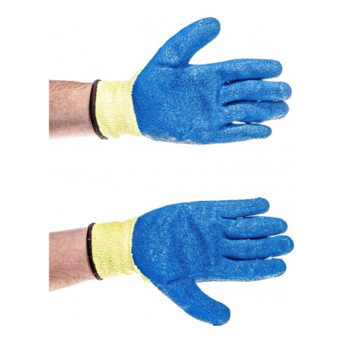 Перчатки х/б Gigant GHG-06-2 с рельефным латексным покрытием 200пар
