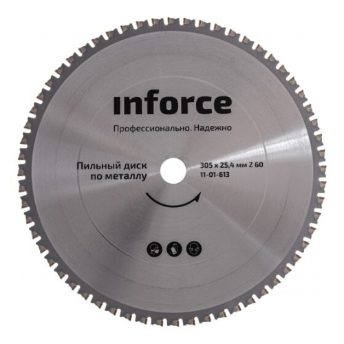 Пильный диск Inforce 11-01-613 305х25.4х60 по металлу