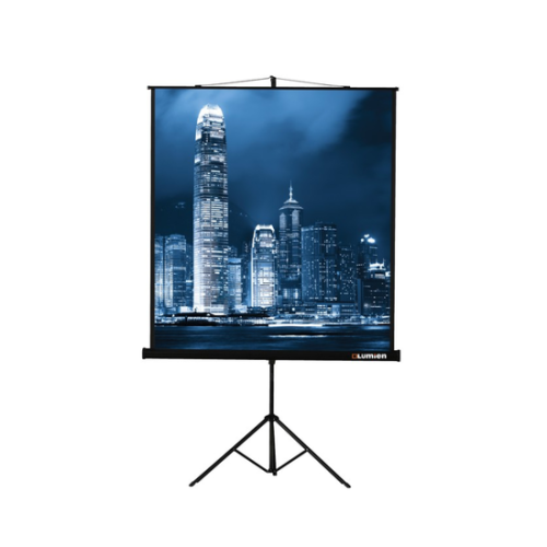 Экран на треноге Lumien 203x203см Master View LMV-100109 1:1 напольный рулонный
