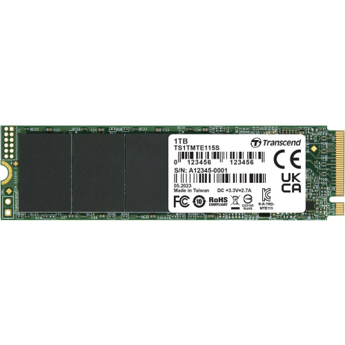 SSD Transcend 115S TS1TMTE115S PCI-E 3.0 x4 1Tb M.2 2280 0.2 DWPD